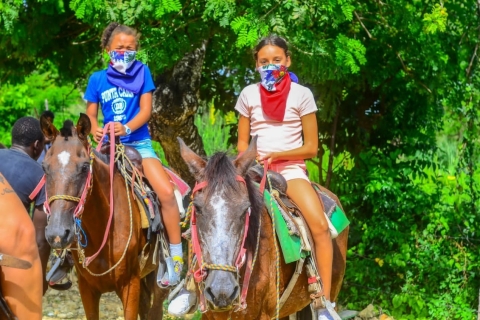 Randonnée en VTT Cenote, dégustation de chocolat et de café et promenade à cheval