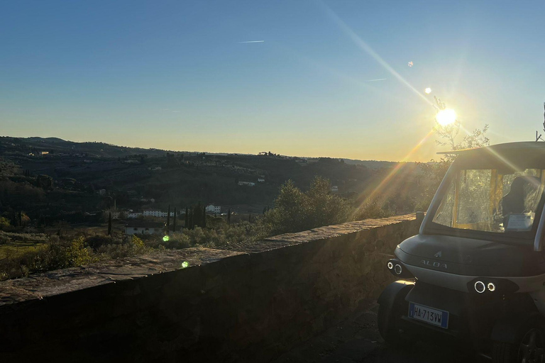 Golf cart tour of the hills of Florence and Piazza Michelangelo