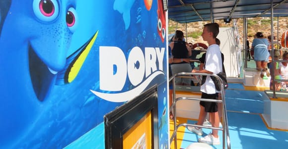 An Aegean Sea Adventure on Glass-Bottom Speedboat Dory!
