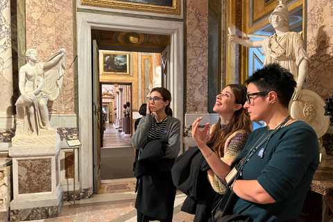 Rome: Borghese Gallery Fast Access Tour or Ticket Small Group Tour in English (up to 5 people)