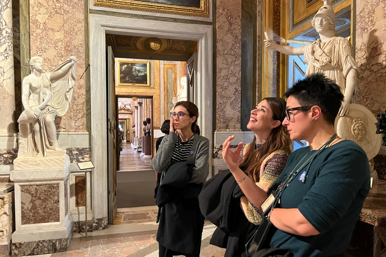 Rome: Borghese Gallery Fast Access Tour or Ticket Small Group Tour in English (up to 5 people)