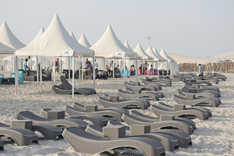 Doha: Übernachtung im Wüstencamping mit BBQ-Abendessen und FrühstückDoha: Private Übernachtung auf dem Wüstencampingplatz