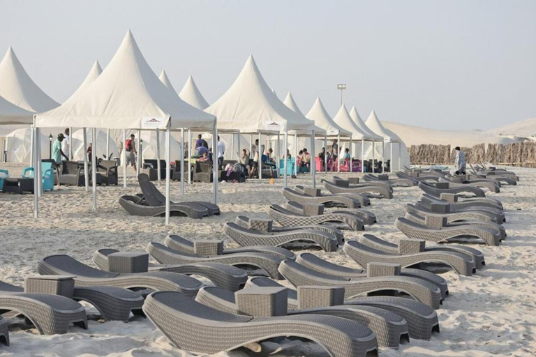 Doha: Übernachtung im Wüstencamping mit BBQ-Abendessen und FrühstückDoha: Private Übernachtung auf dem Wüstencampingplatz