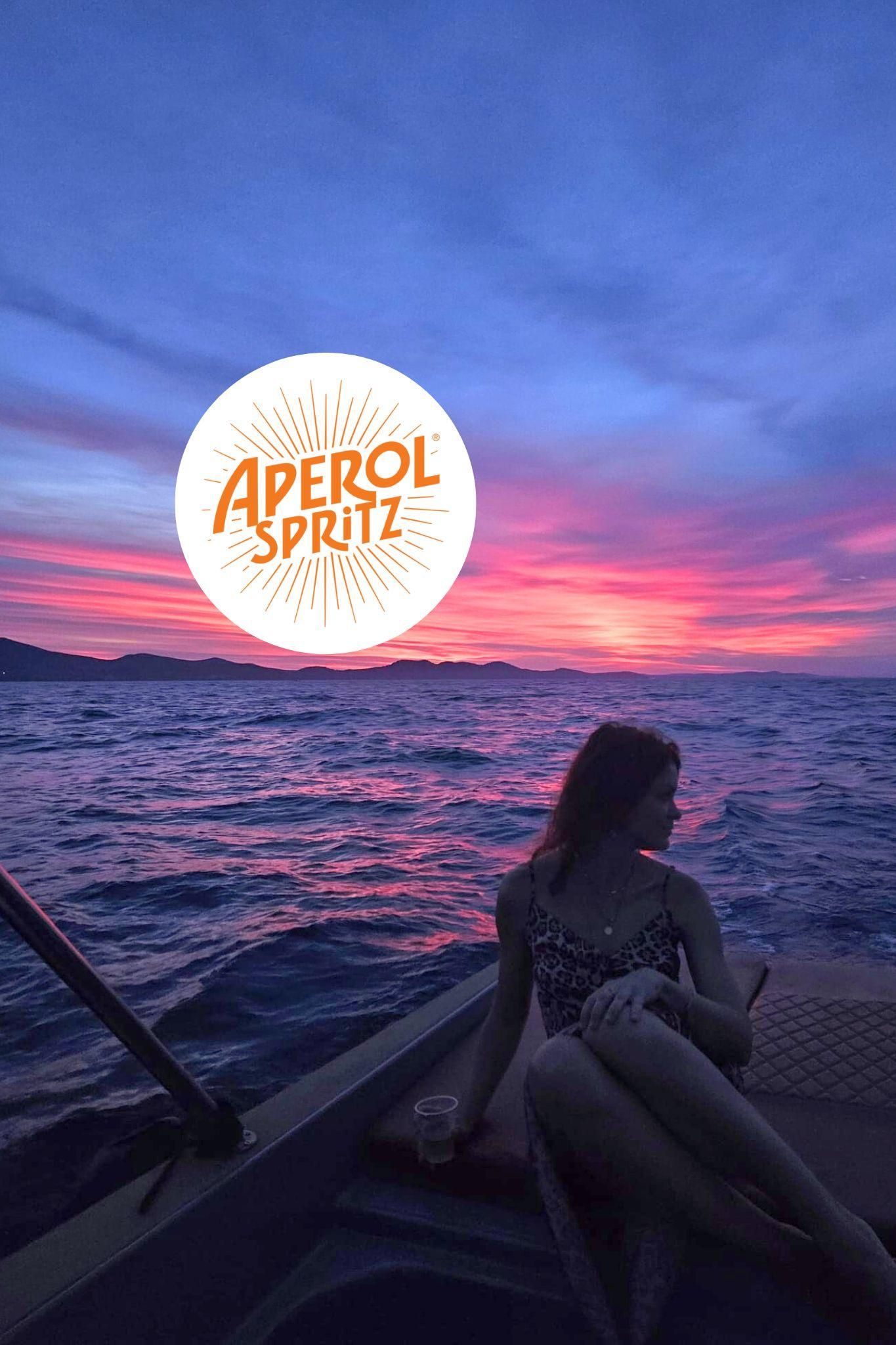 Zadar: Romantische, luxuriöse Bootstour bei Sonnenuntergang mit Aperol Spritz