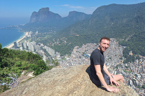 RIO DE JANEIRO:Zwei Brüder wandern und die Favela Vidigal erleben