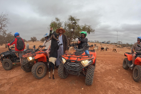 Agadir: Agafay Desert Quad Biking With Goats On The Tree