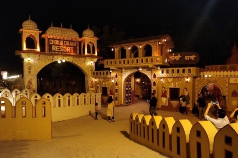 Chokhi Dhani village culture tour with dinner by car