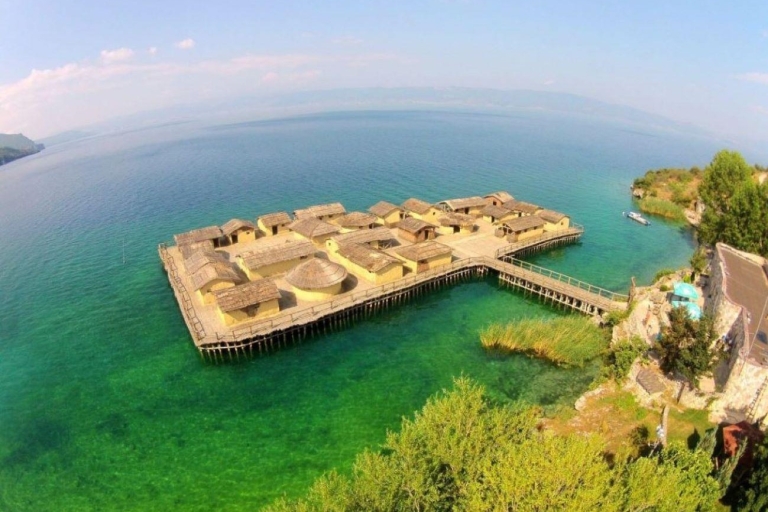 Dagtocht naar Ohrid en de Baai van Beenderen vanuit Skopje