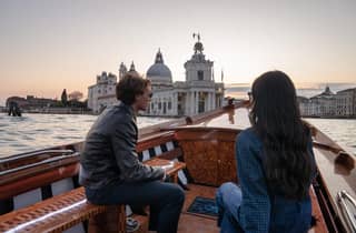 ✨ Romantischer Heiratsantrag auf einem Boot bei Sonnenuntergang in Venedig ✨