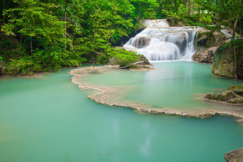From Bangkok: Kanchanaburi and Erawan National Park Day Trip Small Group With Transfers