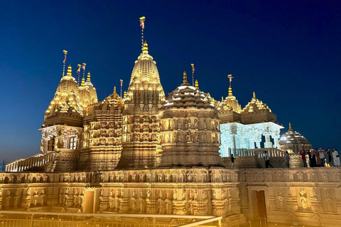 Depuis Dubaï : Visite du temple hindou BAPS et de la mosquée Sheikh Zayed