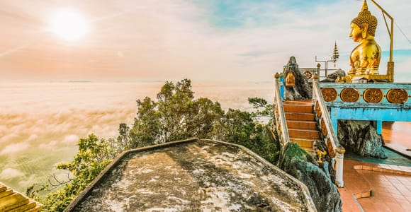 Krabi: Tiger Cave Temple, Emerald Pool and Hot Springs Tour
