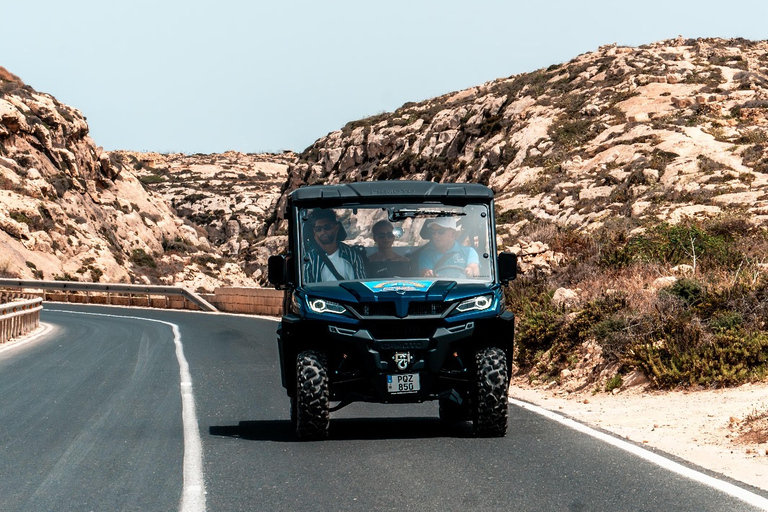 Desde Malta: Excursión en Buggy 4x4 por Gozo con Comida y TrasladosCon un anfitrión del tour que habla polaco