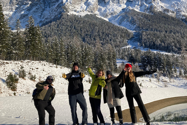 Ehrwald : Randonnée en raquettes à Zugspitze avec vue sur les montagnes