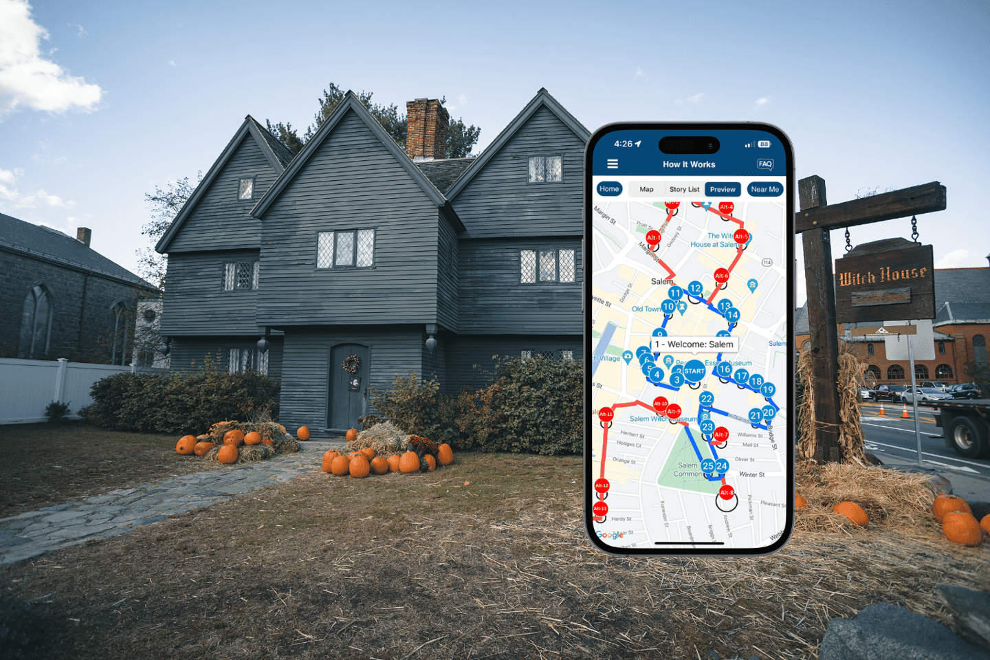 unravel the mysteries of salem's witch trials on a self-guided tour