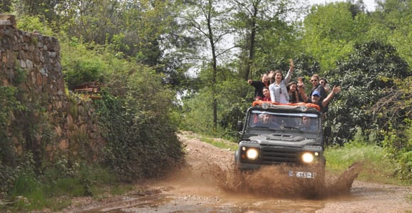 Alanya: Jeep Tour with Dim Cave, Waterfall with Dimcay Lunch