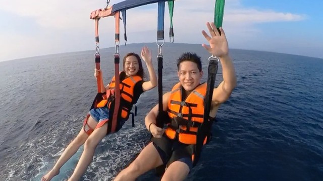 Visit Boracay Parasailing with Insta 360 in Caticlan