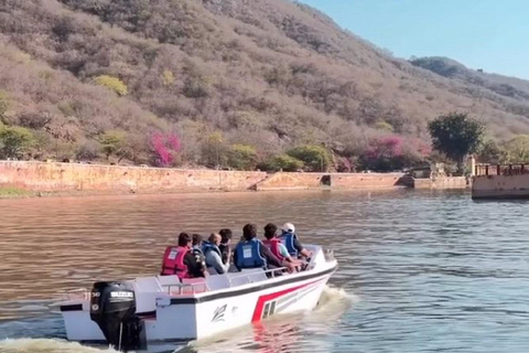 Jaipur: Speed Boat, Amber Walking Tour & Sunset with Pickup Speed Boat With Amber Walking Tour