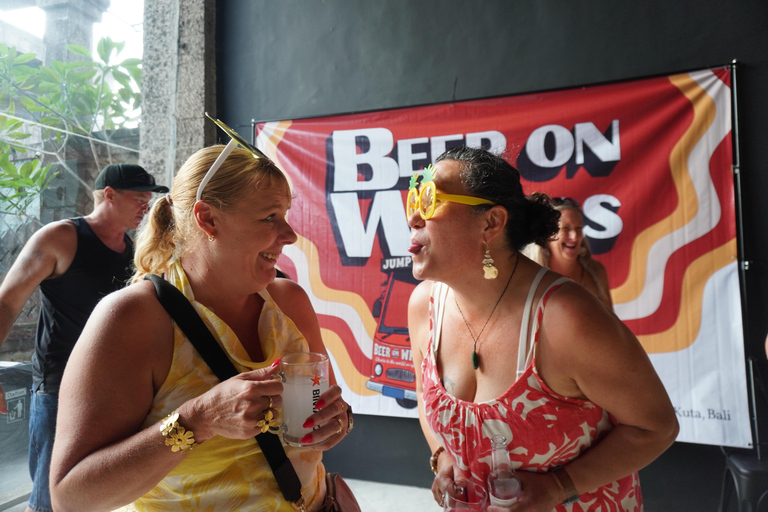 Bali: 2-Hour Beer Bus Party in Kuta & Legian Happy Hour Beer