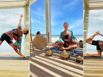 Yoga on the beach San Juan, Alicante