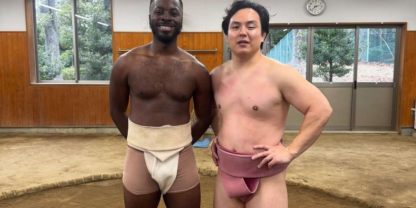 Sumo training at Amita Dojo Tokyo — real keiko at clay dohyo — image 5