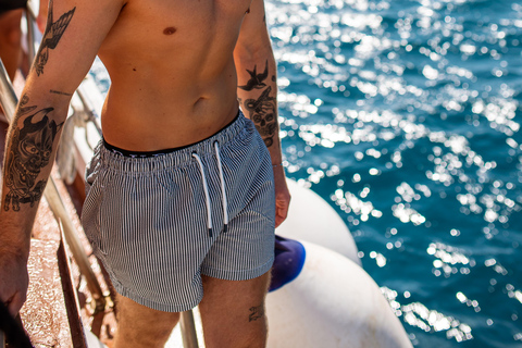 Dubrovnik: Sunset Boat Party with DJ & Blue Lagoon Swim Stop