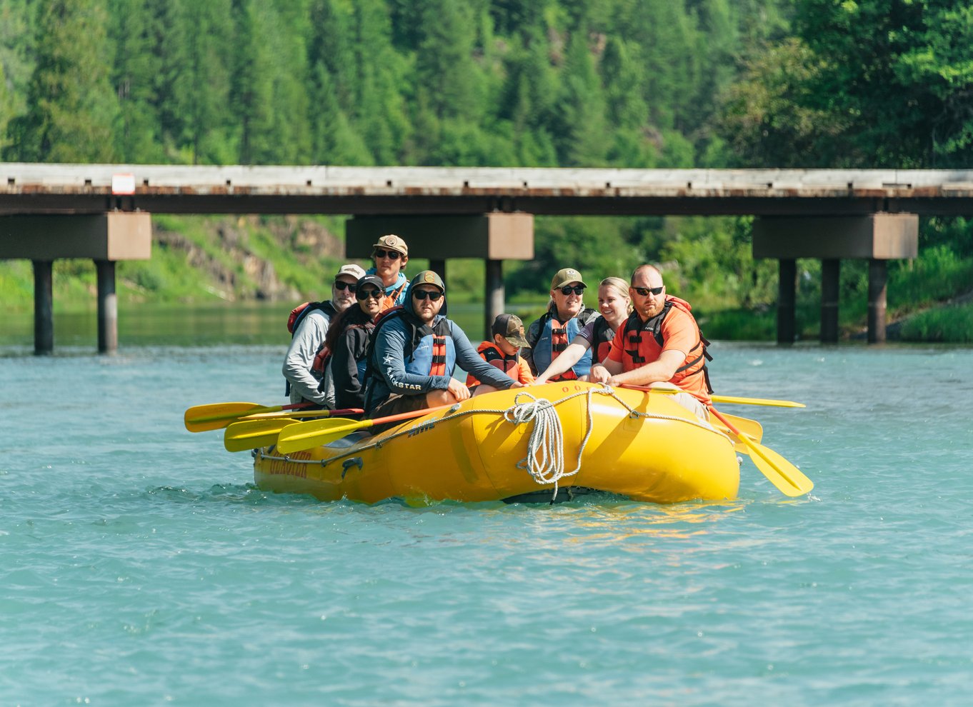 West Glacier: Naturskøn rafting i Glacier National Park