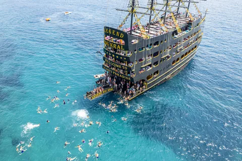 Alanya: All Inclusive luksusbådtur med valgfri fritid