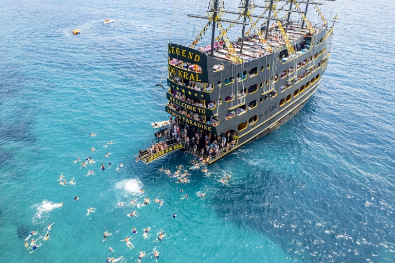 Alanya: All Inclusive Luxury Boat Trip & Free Time in Alanya All Inclusive: Luxury Legend Big Kral Boat Trip