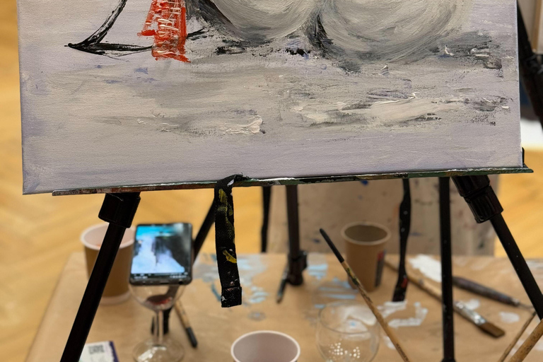 Christmas painting and mulled wine in Warsaw!