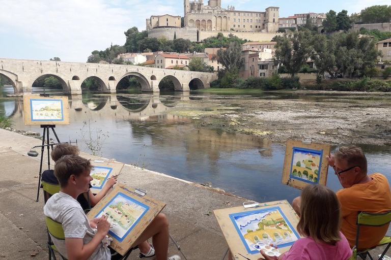 South of France: Painting Memories Class with a Local Artist