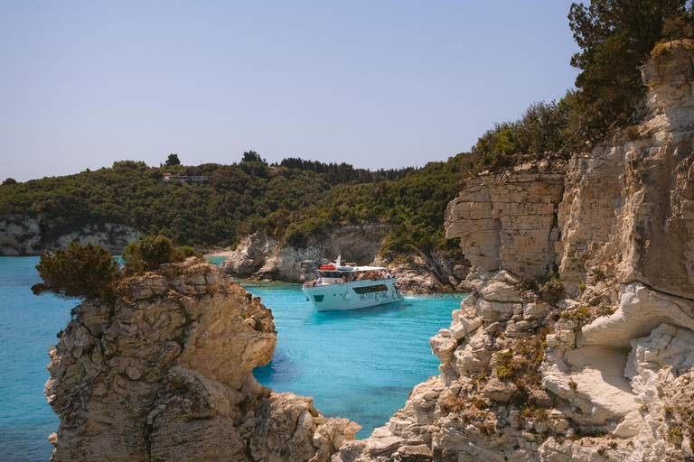 Corfu: Paxos, Antipaxos, and Blue Caves Cruise with comfort!