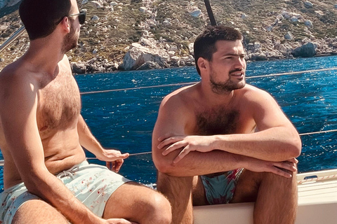 Ibiza: Tour in barca a vela di un&#039;intera giornata a Formentera con pagaiaIbiza: Tour di un&#039;intera giornata in barca a vela a Formentera con pagaia