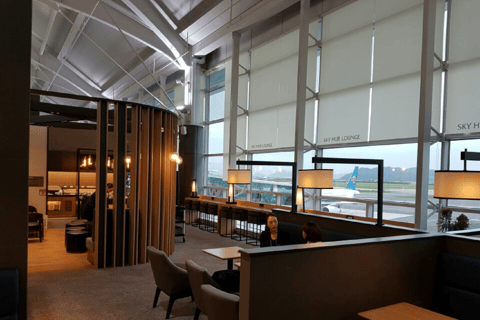 Busan : salon de l&#039;aéroport international Gimhae T1 par DragonPassDépart international T1 : Salon N Sky Hub