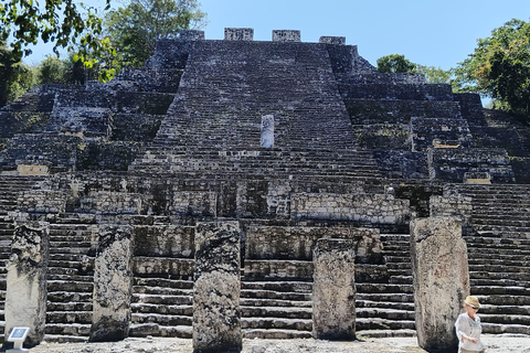 Bacalar: Calakmul ruins, jungle path & stop at the bat cave. Bacalar: Calakmul ruins tour jungle and the bat volcano..