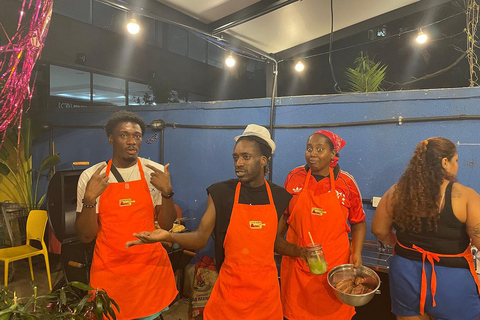 Churrasco BBQ Class, drinks and Patio Party in Copacabana Supermarket Tour + Churrasco BBQ Class and Patio Party