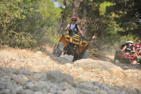 From Alanya/Side: Taurus Mountains Quad Safari with Transfer Double Quad