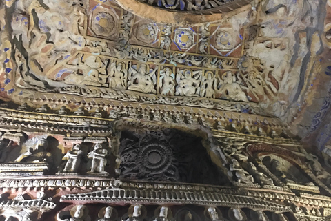 Datong Yungang Grottoes Hanging Temple Pagoda di legno in auto