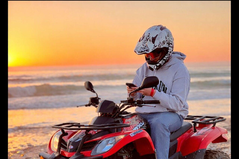 Agadir & Taghazout: Quad Beach & Mountain Adventure with Tea quad bike full day to paradis valley
