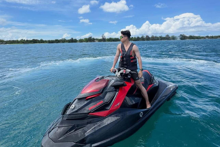 Bali Combo Jet Ski and Tandem Paragliding Adventure Jet-ski with instructor ( ticket only )