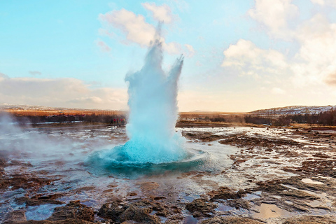 Ab Reykjavik: Golden Circle & Kerid-Krater TagestourTour mit Abholung an der Bushaltestelle 12