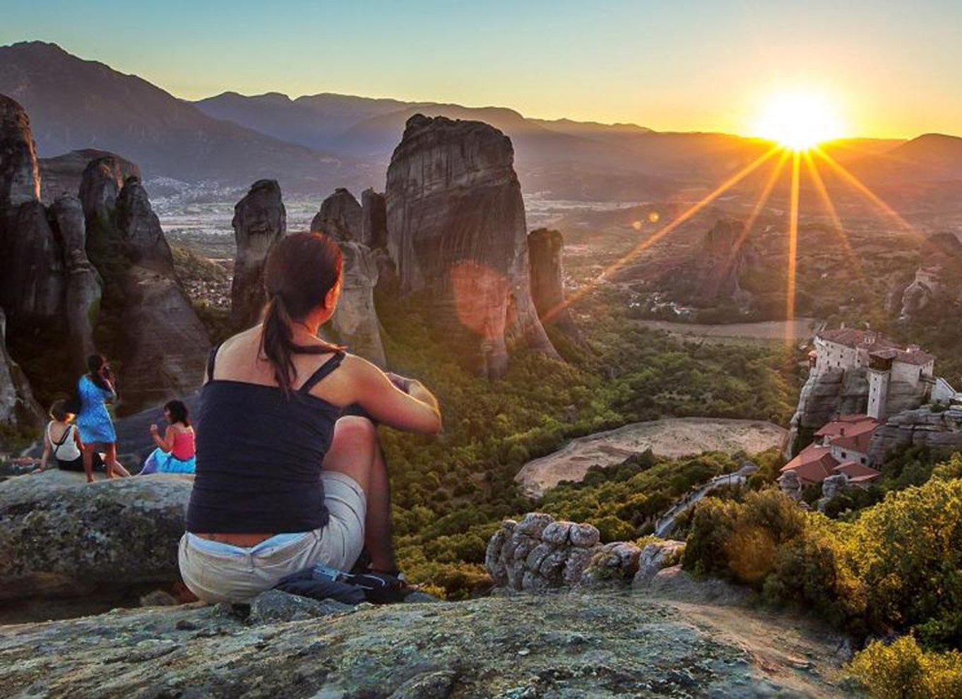 Athen: Dagsudflugt til Meteora-klostrene med huler og frokost