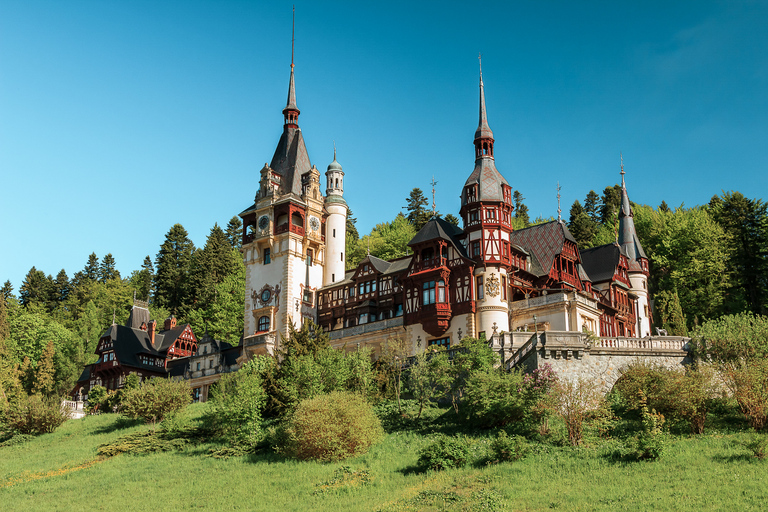 Bukarest: Draculas slott, Peles slott och Brasovs gamla stad