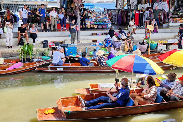 Bangkok: Maeklong Train Market and Floating Market Tour