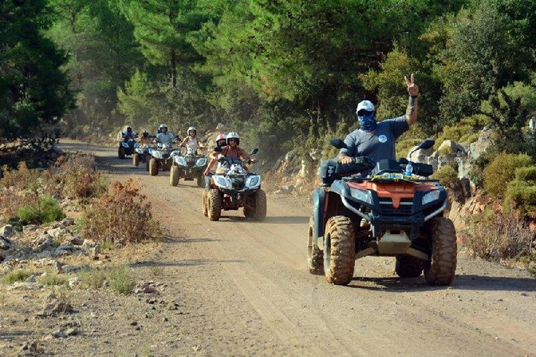 From Alanya/Side: Taurus Mountains Quad Safari with Transfer Double Quad