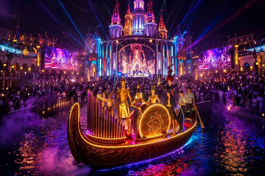 Antalya, Alanya, Side: Land of Legends – Abendshow & Transfer. Foto: GetYourGuide