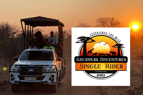 Cascate Vittoria: Game Drive o Safari per cavalieri singoli