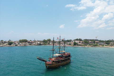 Side: Party Boat Tour with Lunch, Foam Party, and Swim Party Boat Tour with Hotel Transfer
