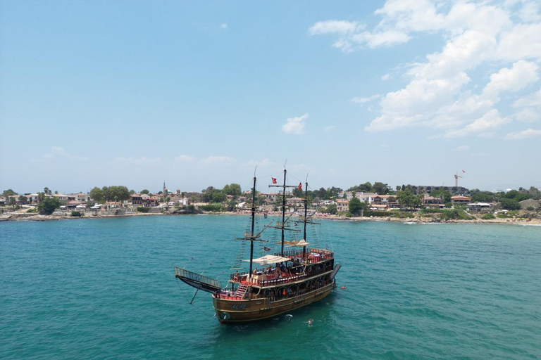 Side: Party Boat Tour with Lunch, Foam Party, and Swim Party Boat Tour with Hotel Transfer