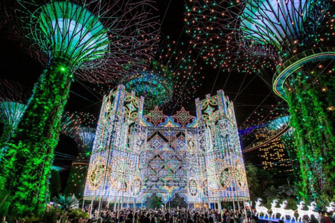 Passeio de Natal em Singapura com jantar (transfer do hotel)